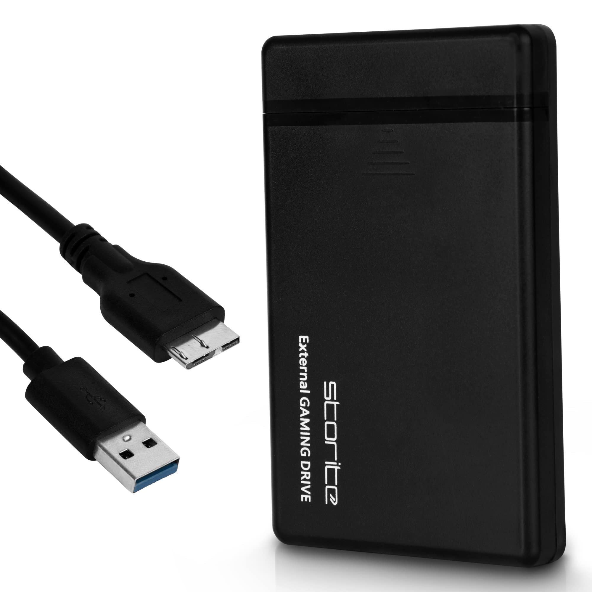 External hard drive with additional storage