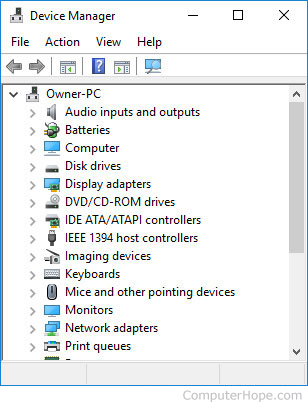 Open the Device Manager by pressing Win+X and selecting Device Manager.
Expand the Imaging devices or Cameras category.