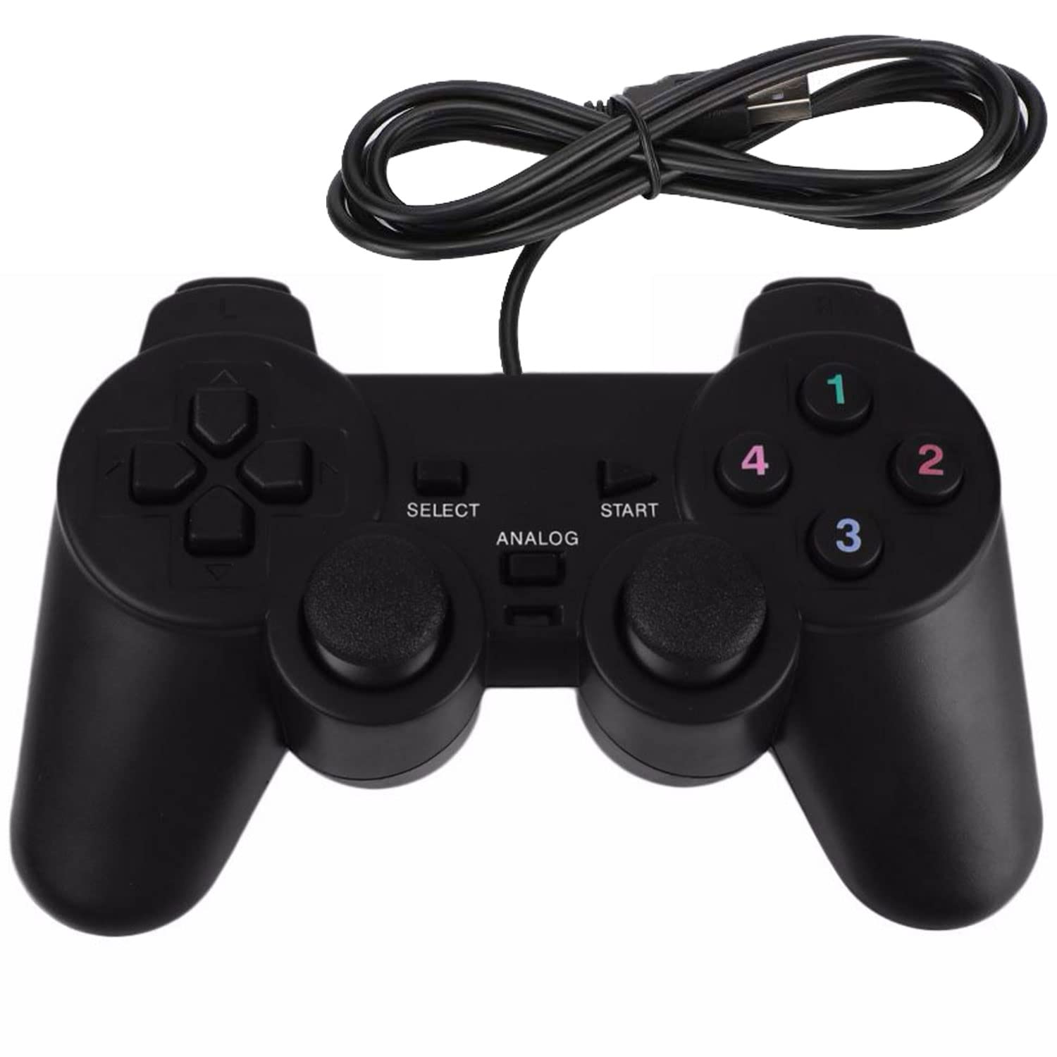 PlayStation controller connecting to console via USB cable