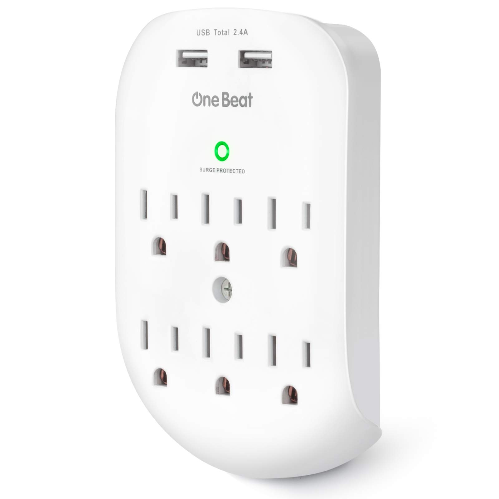 Surge protector outlet
