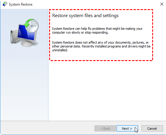 Uninstall recently installed programs: If the error started occurring after installing a specific program, try uninstalling it to see if that resolves the issue.
Restore Windows to a previous state: Use the System Restore feature to revert your computer back to a previous working state.