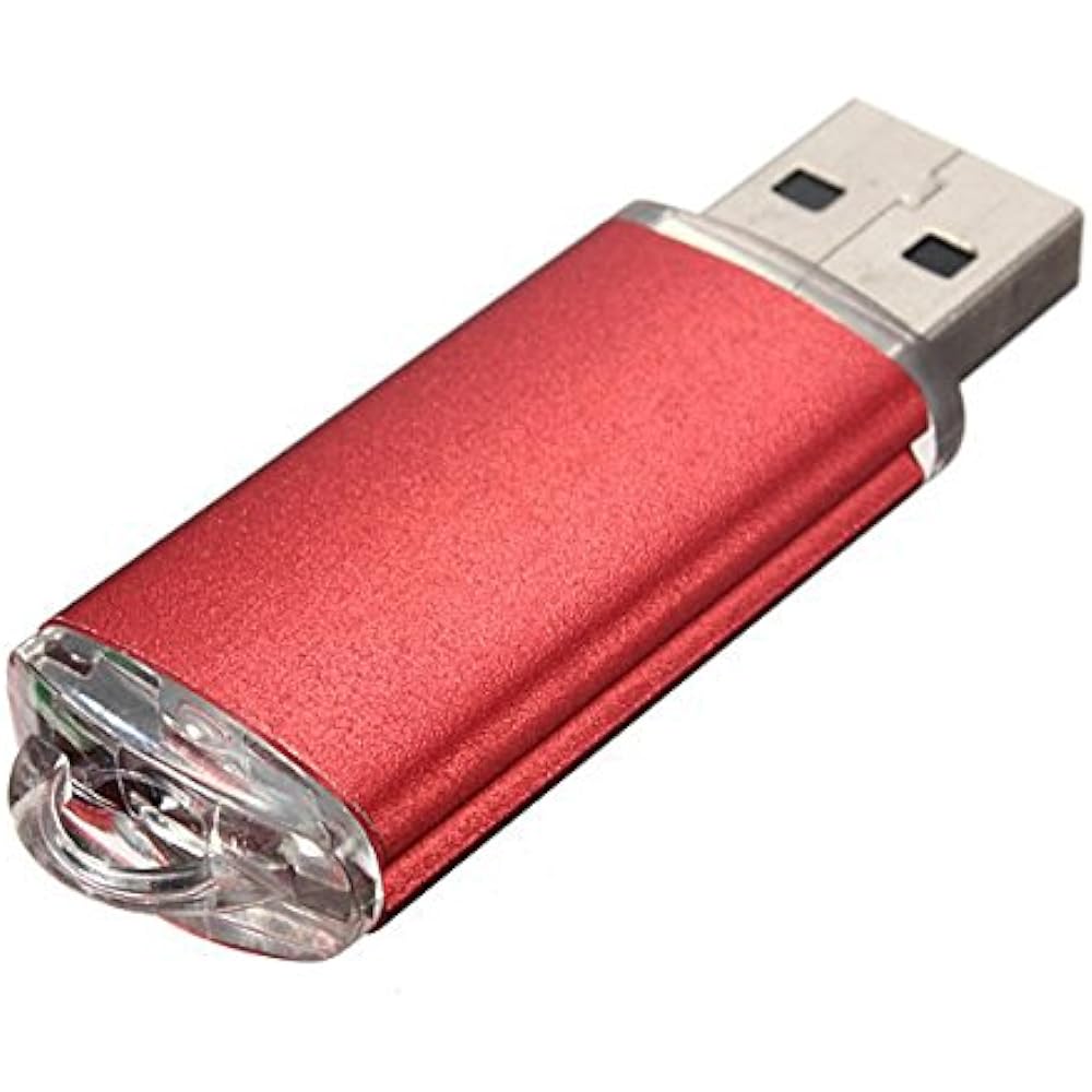 USB drive with a red warning symbol