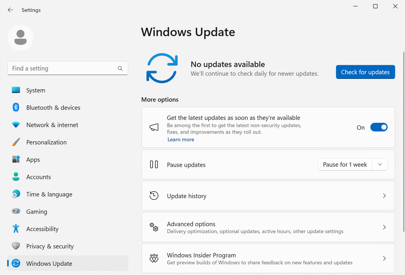 Windows Update FAQs page.